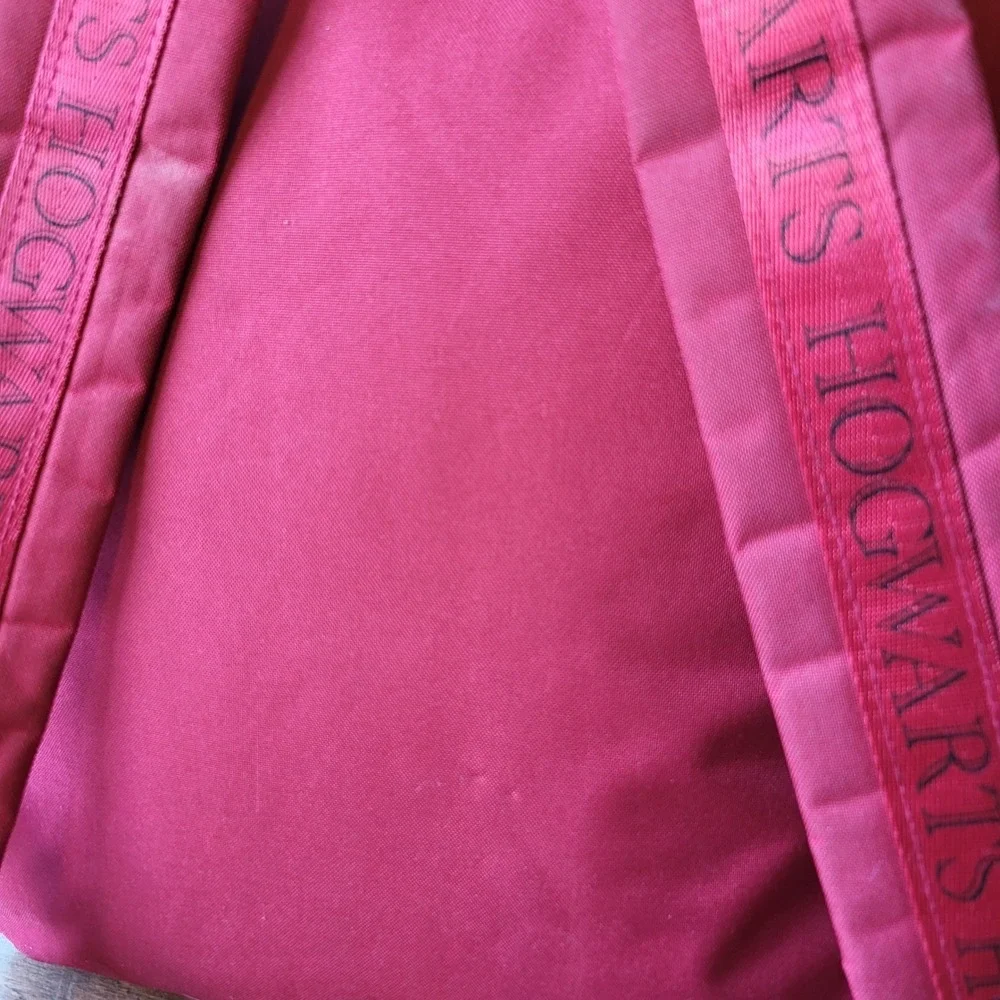 Harry Potter Gryffindor Quidditch Maroon Canvas Backpack Hogwarts Branded Straps